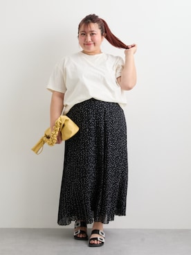 「nissen（ニッセン）のアイテム」を使った、nissen Smile Modelsさん（レディース・155cm）の春コーディネート