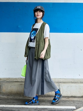 nissen Smile Modelsさん（レディース・165cm）の春コーディネート
