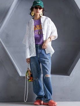 nissen Smile Modelsさん（レディース・163cm）の春コーディネート