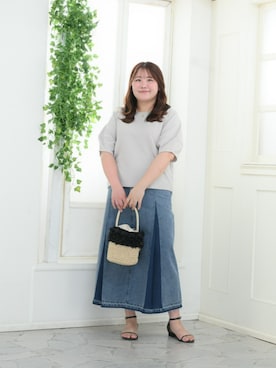 nissen Smile Modelsさん（レディース・170cm）の春コーディネート
