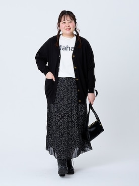 「ぽっちゃり」｜nissen Smile Modelsさん（レディース・165cm）の夏コーディネート