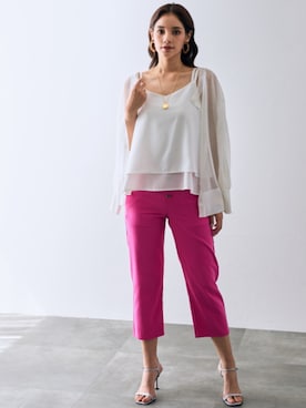 nissen Smile Modelsさん（レディース・169cm）の夏コーディネート