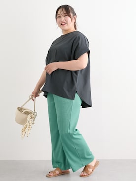 nissen Smile Modelsさん（レディース・160cm）の夏コーディネート