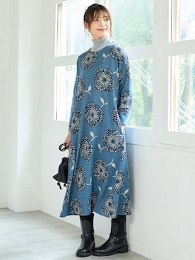 nissen Smile Modelsさん（レディース・170cm）の秋コーディネート