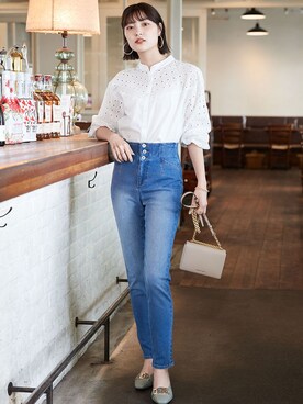 nissen Smile Modelsさん（レディース・167cm）の夏コーディネート