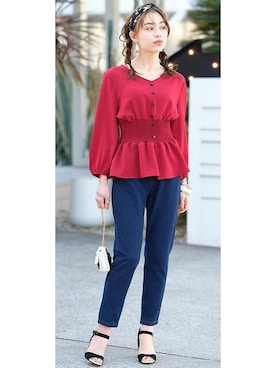 nissen Smile Modelsさん（レディース・167cm）の夏コーディネート