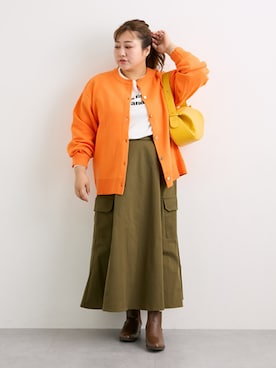 「nissen（ニッセン）のアイテム」を使った、nissen Smile Modelsさん（レディース・155cm）の秋コーディネート
