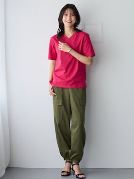 nissen Smile Modelsさん（レディース・170cm）の春コーディネート