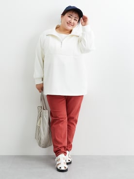 nissen Smile Modelsさん（レディース・155cm）の冬コーディネート