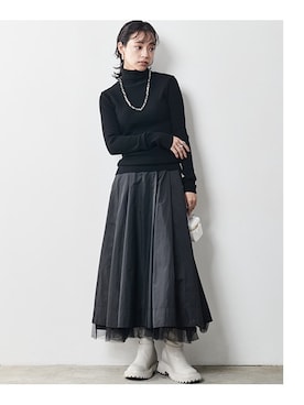 nissen Smile Modelsさん（レディース・163cm）の秋コーディネート