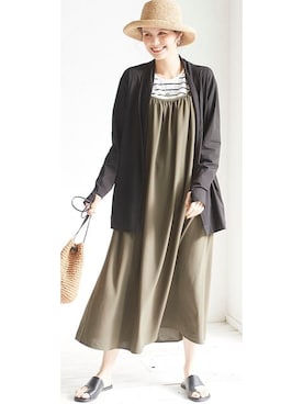 nissen Smile Modelsさん（レディース・167cm）の夏コーディネート