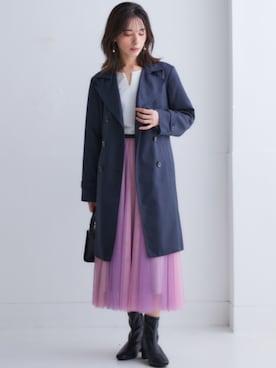 nissen Smile Modelsさん（レディース・160cm）の冬コーディネート