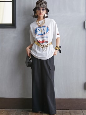 nissen Smile Modelsさん(レディース・163cm)の夏コーディネート