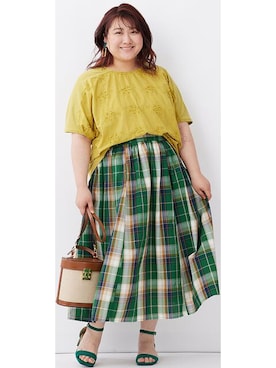 nissen Smile Modelsさん（レディース・155cm）の夏コーディネート