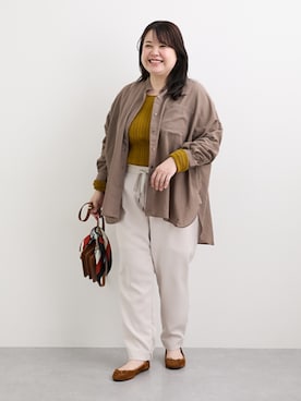 「nissen（ニッセン）のアイテム」を使った、nissen Smile Modelsさん（レディース・158cm）の秋コーディネート