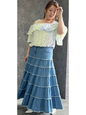 nissen Smile Modelsさん(レディース・172cm)の夏コーディネート