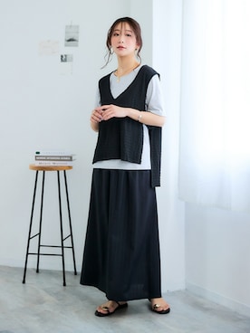 nissen Smile Modelsさん（レディース・160cm）の春コーディネート