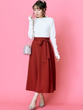 nissen Smile Modelsさん（レディース・162cm）の冬コーディネート