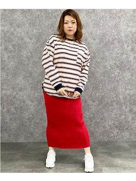 nissen Smile Modelsさん（レディース・172cm）の秋コーディネート