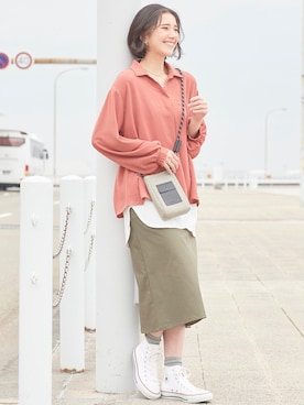 nissen Smile Modelsさん（レディース・167cm）の夏コーディネート