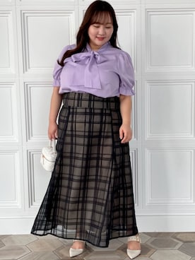 nissen Smile Modelsさん(レディース・158cm)の春コーディネート