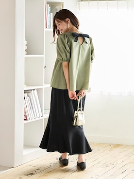 nissen Smile Modelsさん(レディース・165cm)の春コーディネート