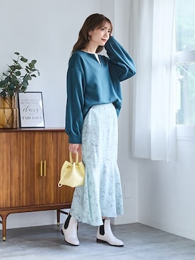 nissen Smile Modelsさん（レディース・165cm）の冬コーディネート