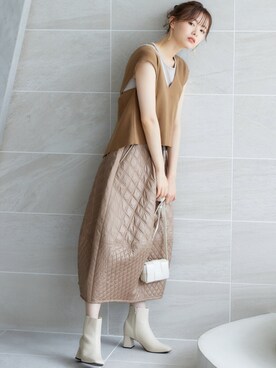 nissen Smile Modelsさん（レディース・166cm）の夏コーディネート