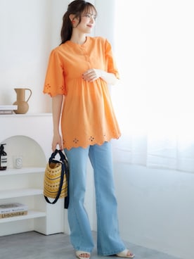 nissen Smile Modelsさん（レディース・167cm）の春コーディネート