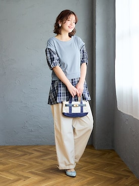 nissen Smile Modelsさん（レディース・160cm）の春コーディネート