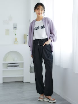 nissen Smile Modelsさん（レディース・165cm）の夏コーディネート