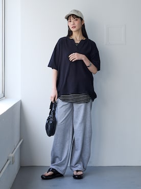 「nissen（ニッセン）のアイテム」を使った、nissen Smile Modelsさん（レディース・166cm）の春コーディネート