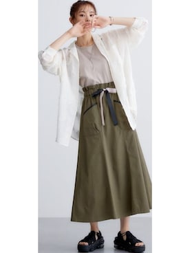 nissen Smile Modelsさん（レディース・166cm）の夏コーディネート