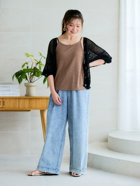 nissen Smile Modelsさん（レディース・164cm）の春コーディネート