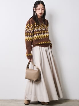 「pattern」｜nissen Smile Modelsさん（レディース・163cm）の秋コーディネート