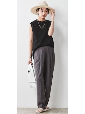 nissen Smile Modelsさん（レディース・167cm）の春コーディネート