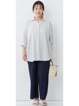 nissen Smile Modelsさん（レディース・165cm）の春コーディネート