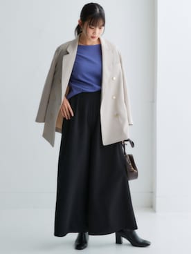 nissen Smile Modelsさん（レディース・163cm）の冬コーディネート