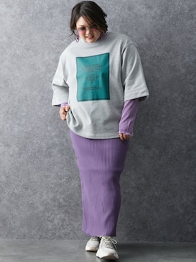 nissen Smile Modelsさん（レディース・163cm）の冬コーディネート