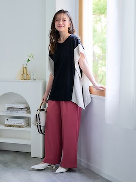 nissen Smile Modelsさん（レディース・164cm）の春コーディネート