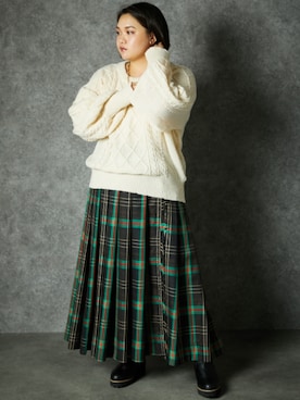 nissen Smile Modelsさん（レディース・163cm）の秋コーディネート