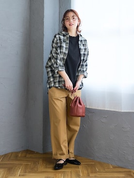 nissen Smile Modelsさん（レディース・160cm）の春コーディネート