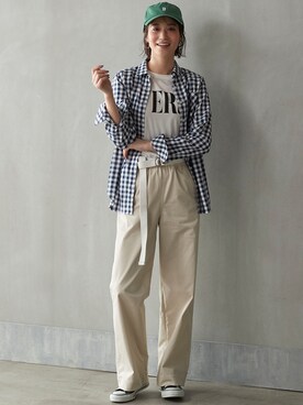 nissen Smile Modelsさん(レディース・167cm)の夏コーディネート