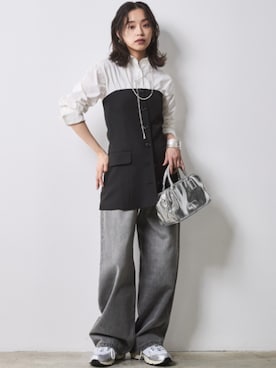 「Layered」｜nissen Smile Modelsさん（レディース・163cm）の冬コーディネート