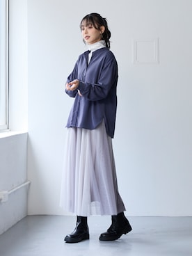 nissen Smile Modelsさん（レディース・165cm）の秋コーディネート