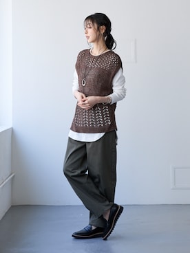 nissen Smile Modelsさん（レディース・165cm）の秋コーディネート