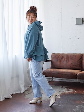 nissen Smile Modelsさん（レディース・155cm）の秋コーディネート