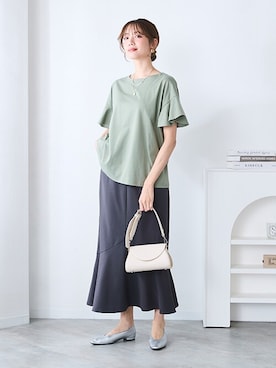 nissen Smile Modelsさん（レディース・165cm）の春コーディネート