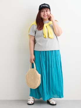 「nissen（ニッセン）のアイテム」を使った、nissen Smile Modelsさん（レディース・155cm）の春コーディネート