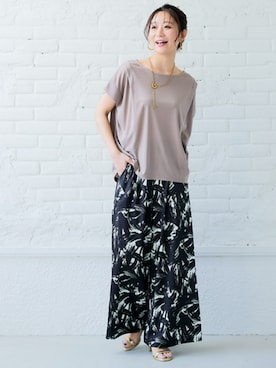 nissen Smile Modelsさん（レディース・160cm）の春コーディネート